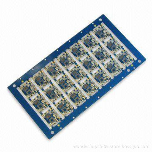 Double-sided PCB with 1.6mm, FR4 Base Material, Spray Tin Surface Treatment and 1oz Copper